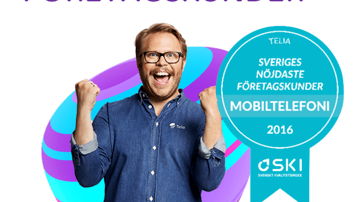 Telia har Sveriges nöjdaste företagskunder
