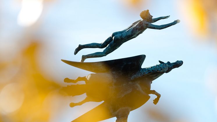 Människa och Pegasus av Carl Milles. Foto: Yanan Li.