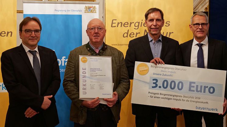 Preisverleihung Bürgerenergiepreis Oberpfalz_Johann Christl