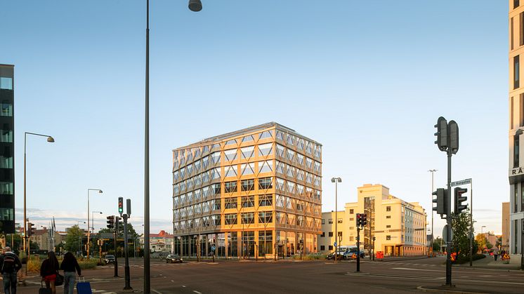 Utopia Arkitekters och Castellums bygge i centrala Örebro blev polishus. Bild: Anders Bobert