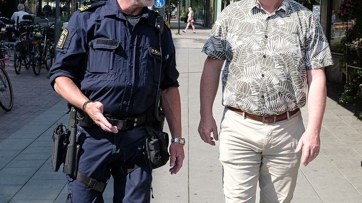 Polisen Niclas och Staffan Jansson