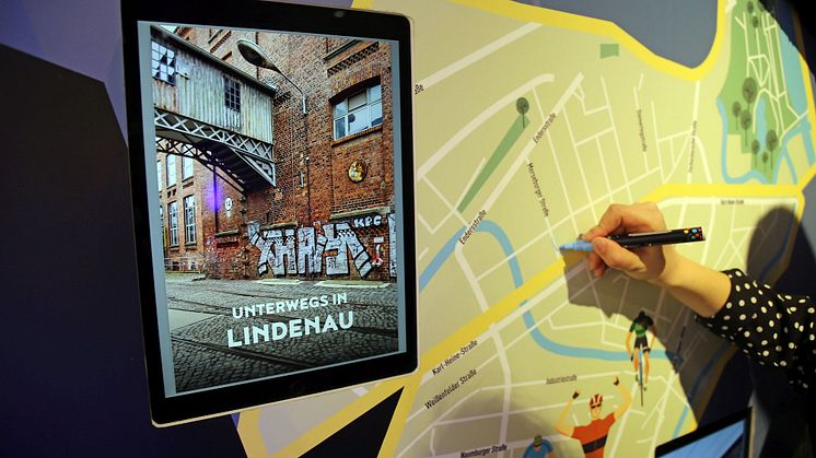 Unterwegs in Lindenau - Wandtafel zur Präsentation