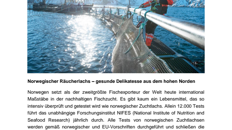 Norwegischer Räucherlachs – gesunde Delikatesse aus dem hohen Norden