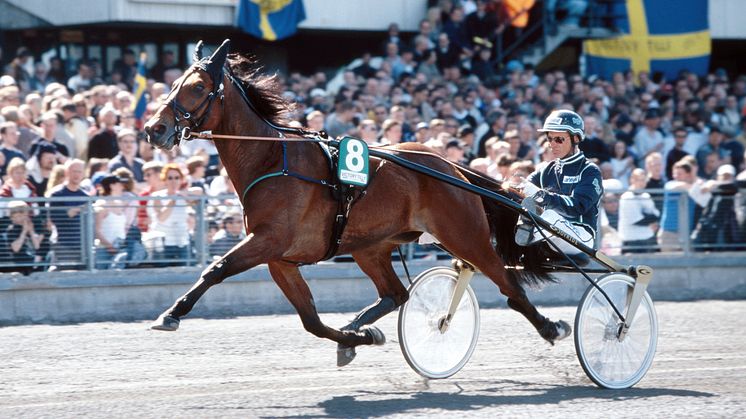 Stig H Johansson och Victory Tilly. Foto: TR Bild.