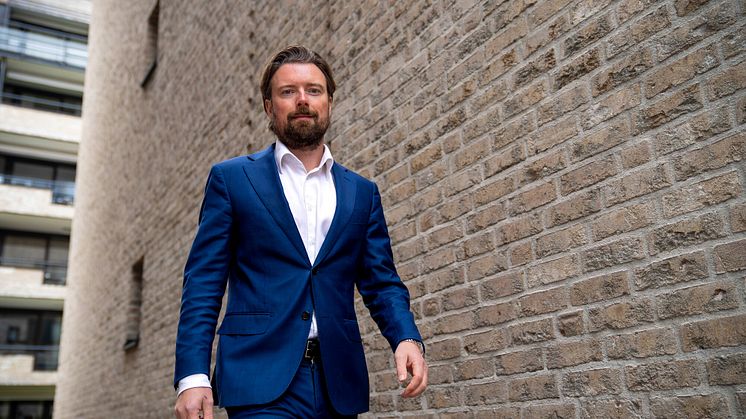 Joar Hagatun, porteføljeforvalter i Kron, Storebrands investeringsapp. Foto: Storebrand / Kristian S. Moen
