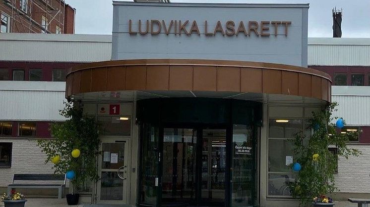 Huvudentré Ludvika lasarett
