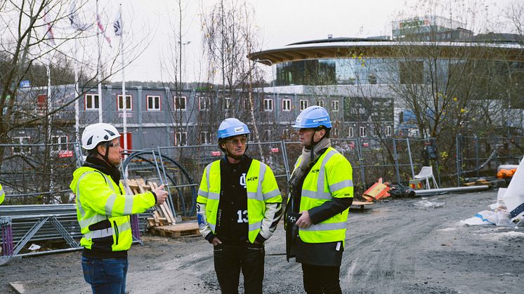 Hotell Liseberg Petter på byggplatsen