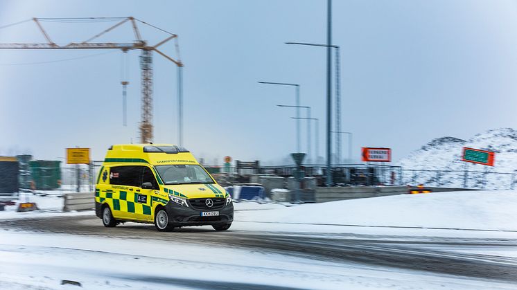 Mercedes-Benz eVito - eldriven ambulans