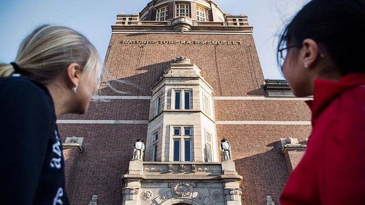 Naturhistoriska riksmuseet med publik