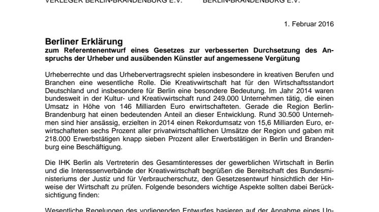 Amlage zur PM Berliner Erklärung