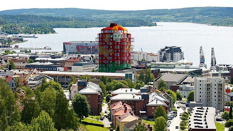 Tyréns konstruerar ovanligt bostadshus på en betongpinne