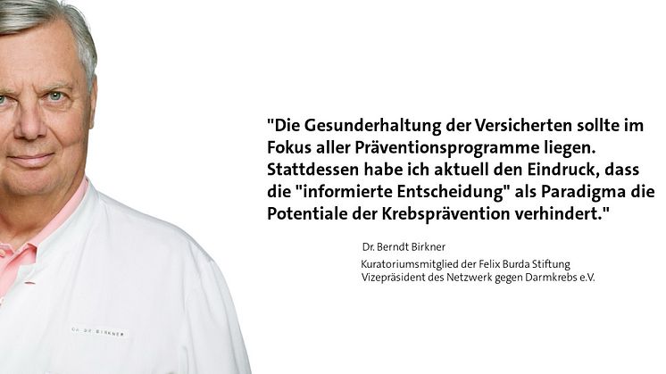 Dr. Berndt Birkner: Statement