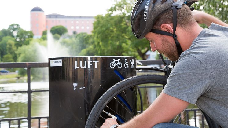 Uppsala kommun är en av de nya kommunerna på topplistan. De har bland annat arbetat mycket med cykeltrafiken i staden. Foto Ana Vera Burin Batarra