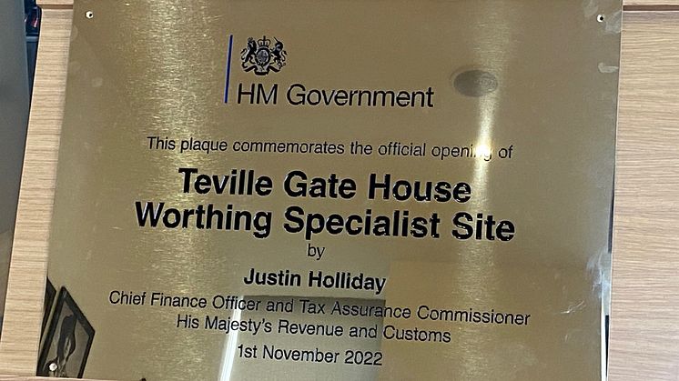 Worthing - plaque