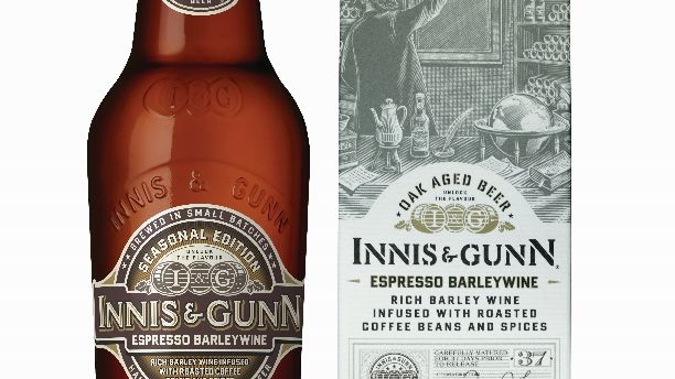 Innis & Gunn Espresso Barley Wine – exklusivt eklagrat Barley Wine smaksatt med mörkrostade kaffebönor