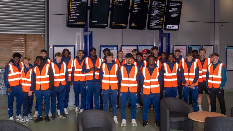 Luton Town players participated in a community day at Luton Airport Parkway. More images below.