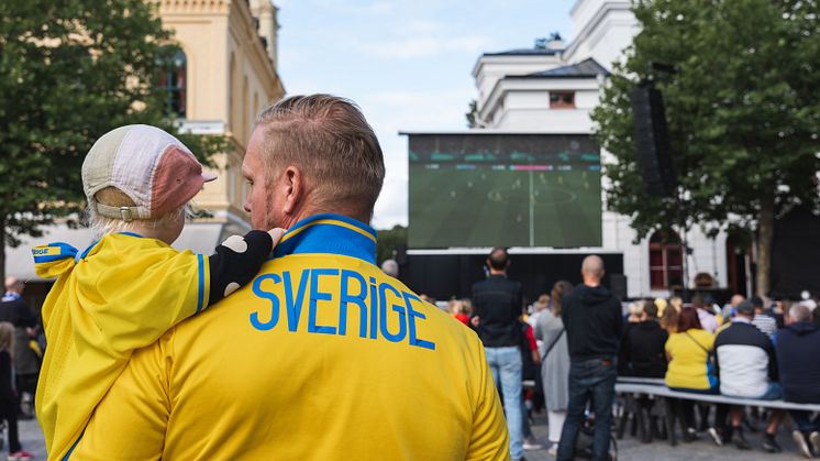 Se matchen Sverige-Spanien på storbildsskärm