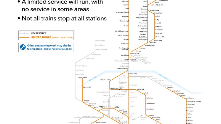 GTR routes operating on strike day 2 Sept 2023