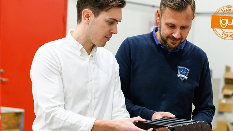 Jesper Svenler, säljledare på OEM Automatic & Claes Turesson, VD på IME