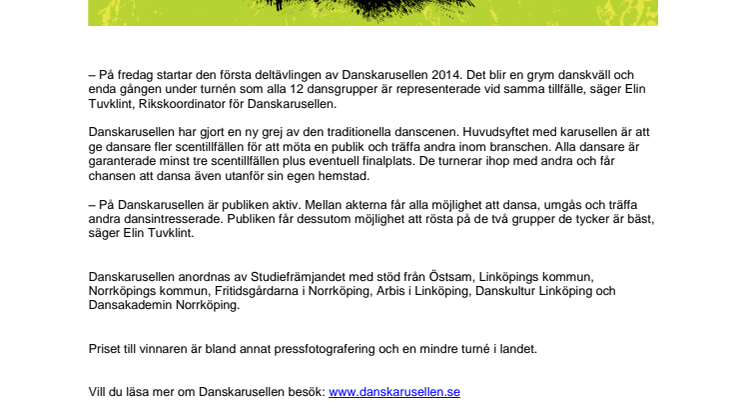 Premiär för Danskarusellen