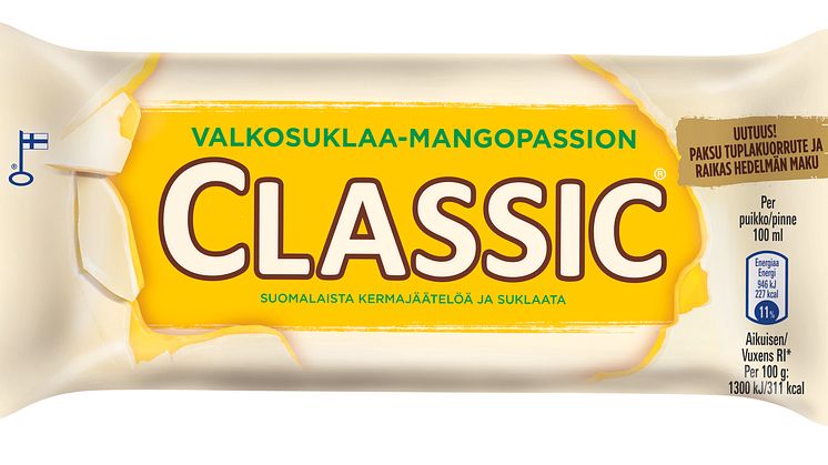 Classic Valkosuklaa-Mangopassion