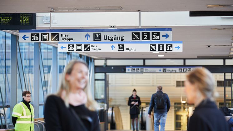 Västerås station. Foto: Pia Nordlander