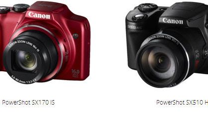 Canon presenterar PowerShot SX510 HS och PowerShot SX170 IS 