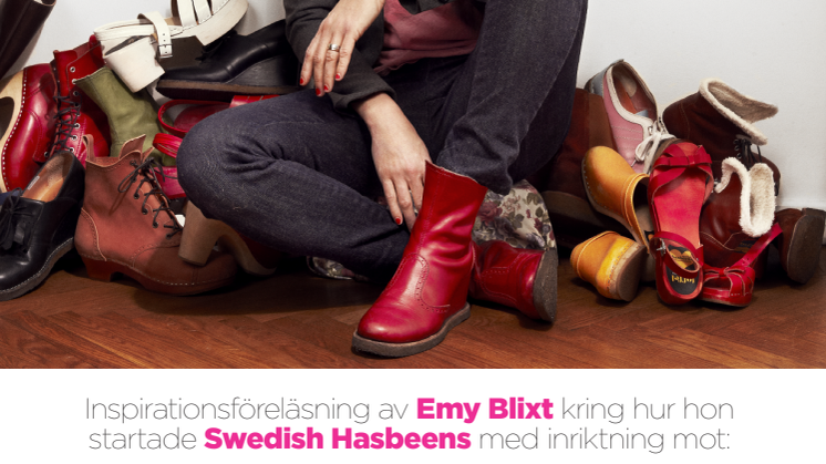 7 mars 12.00-13.00 Emy Blix, swedish hasbeens