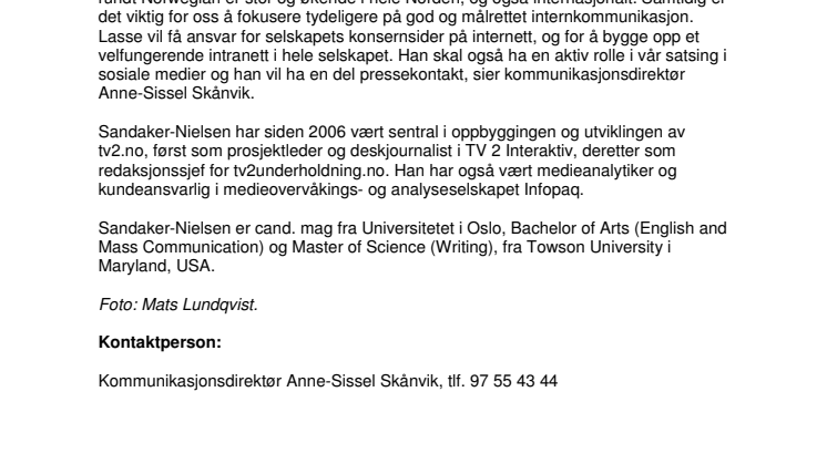 Norwegian styrker kommunikasjonsstaben