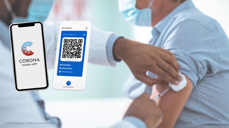 Der digitale Impfnachweis lässt sich durch ein Update in die Corona Warn-App und die neue CovPass-App einbinden.