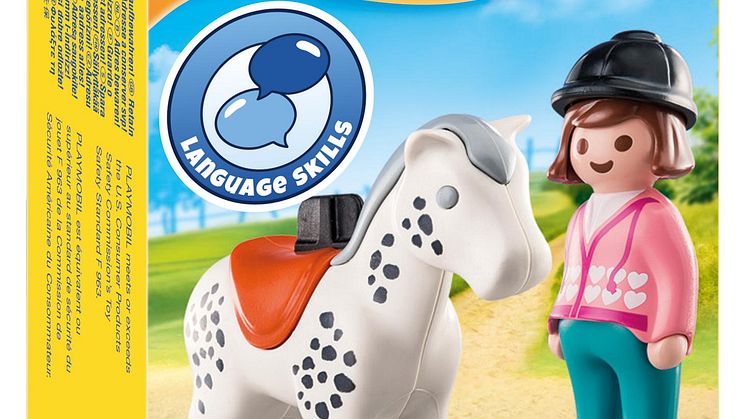 Reiterin mit Pferd (70404) von PLAYMOBIL 1.2.3