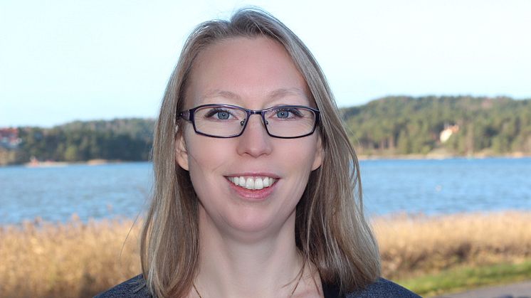 Emma Fernlöf, Solution Manager på Hogia ska berätta om vad Hogia gör inom området MaaS för Trafikutskottet