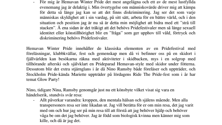 Hattrick för Hemavan Winter Pride! 