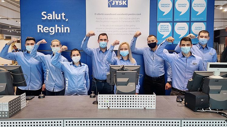 Echipa JYSK Reghin este pregătită de inaugurarea magazinului