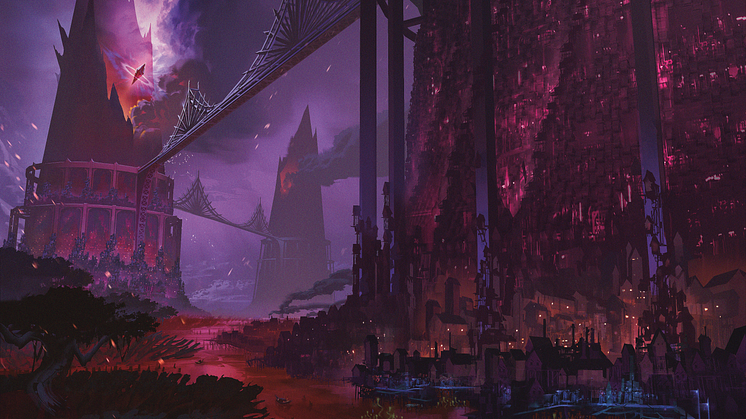 Gate Town Torch. Art by Noor Rahman.