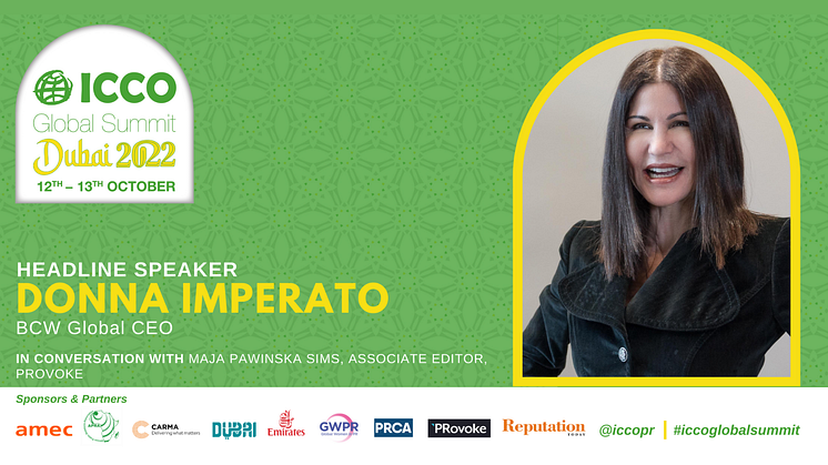 Donna Imperato to speak at ICCO Global Summit in Dubai
