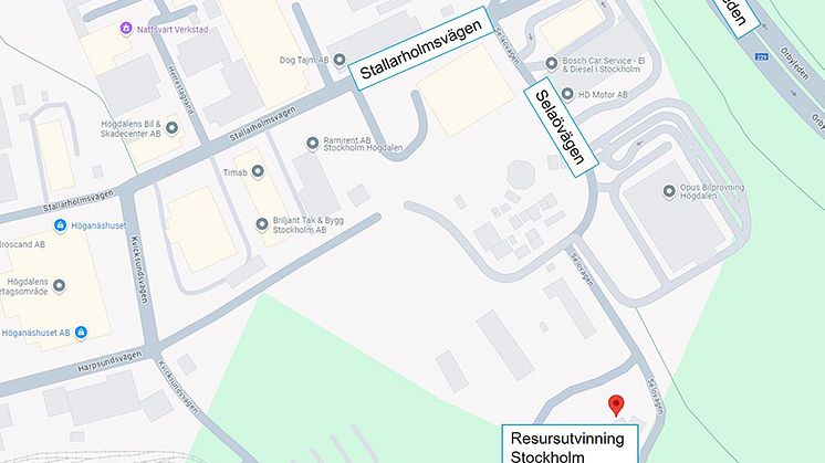 Pressvisning: Invigning av ny avfallsanläggning i Stockholm. Nu kan alla i Stockholm sortera ut sitt matavfall 