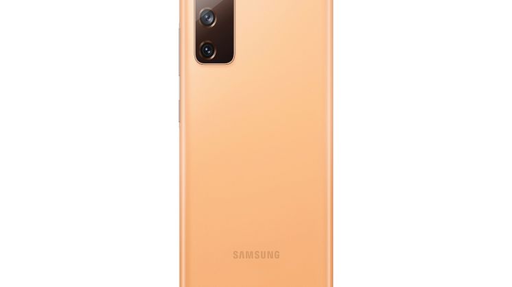 Galaxy S20 FE_Product Image_Cloud Orange_Back