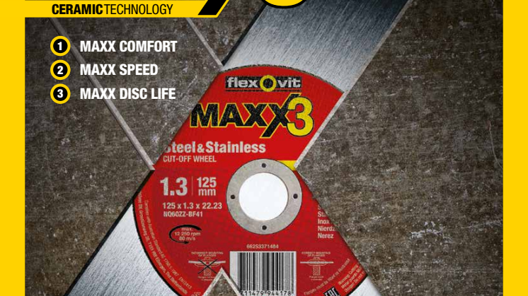 Flexovit Maxx3 katkaisulaikat - Esite