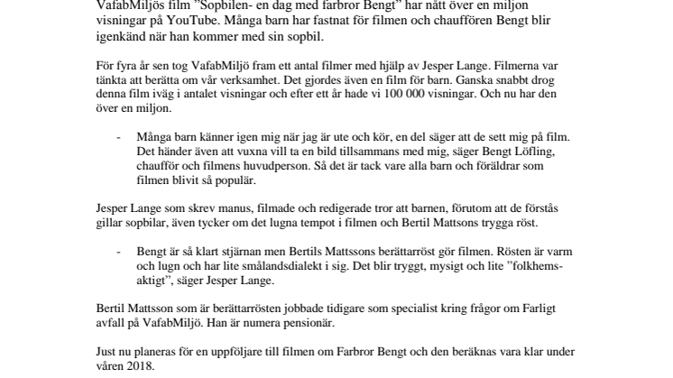 Farbror Bengt har blivit Youtube-succé
