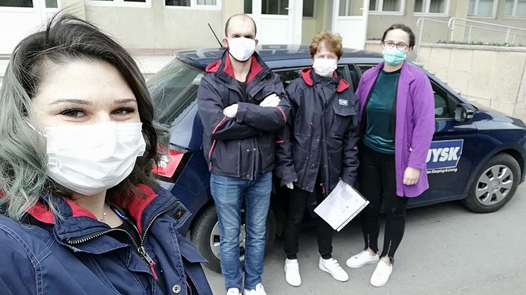 Colegii din JYSK Baia Mare au livrat produse către Spitalul de Pneumoftiziologie “Dr. Nicolae Rusdea” Baia Mare