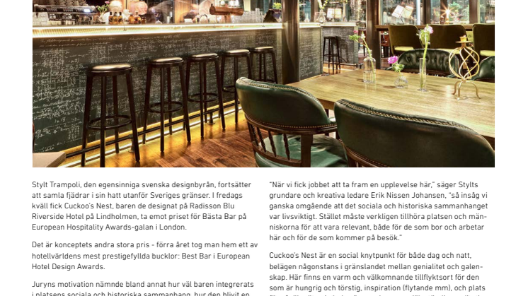 Svensk version av pressrelease