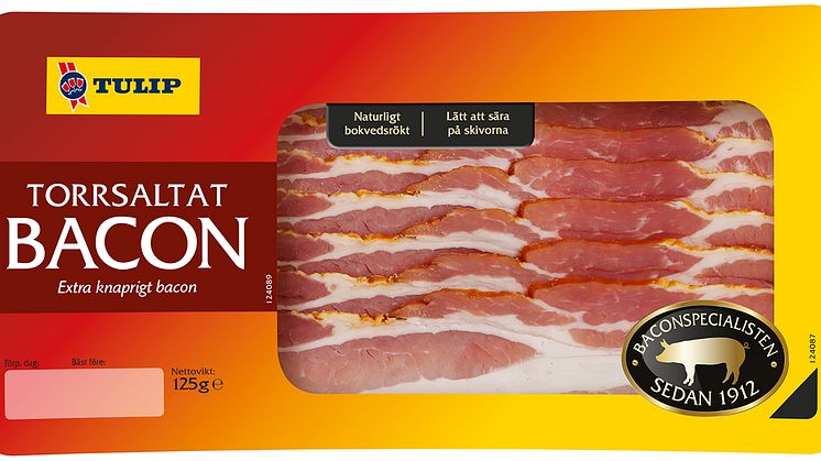 Tulip torrsaltat bacon