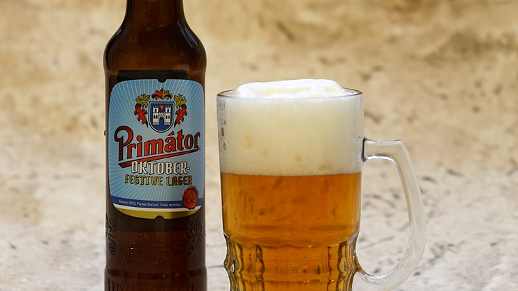 Tjeckisk favorit i repris och nu i alla butiker, Primátor Oktoberfestive Lager lanseras den 1:a september!