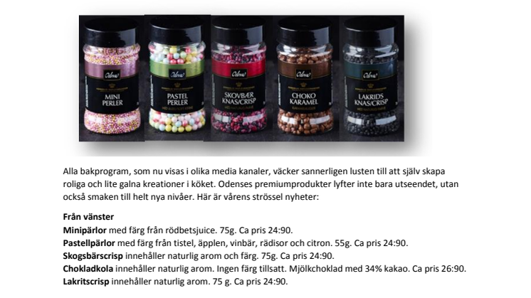 Dekorera med strössel.