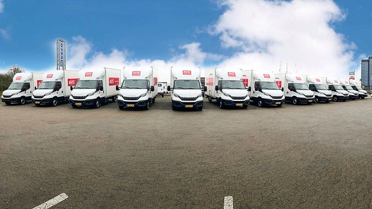 AVIS' kunder kan i fremtiden køre rundt i en af disse veludstyrede IVECO Daily