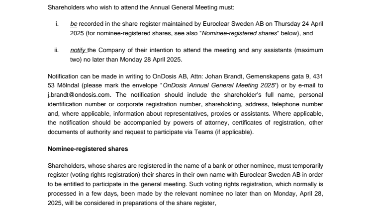 Notice of Annual General Meeting in OnDosis AB 2025.pdf