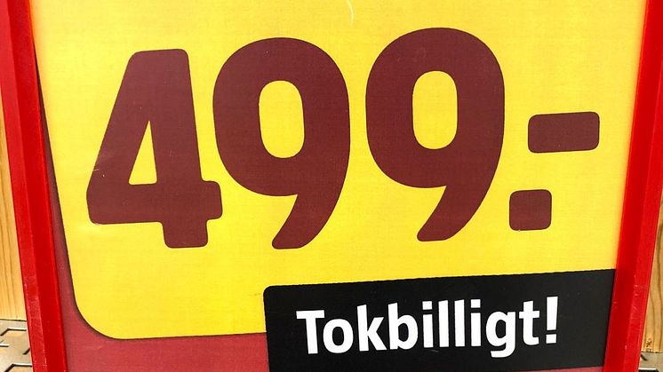 Endast 1 av 50 butiker skyltar rätt under Black Week