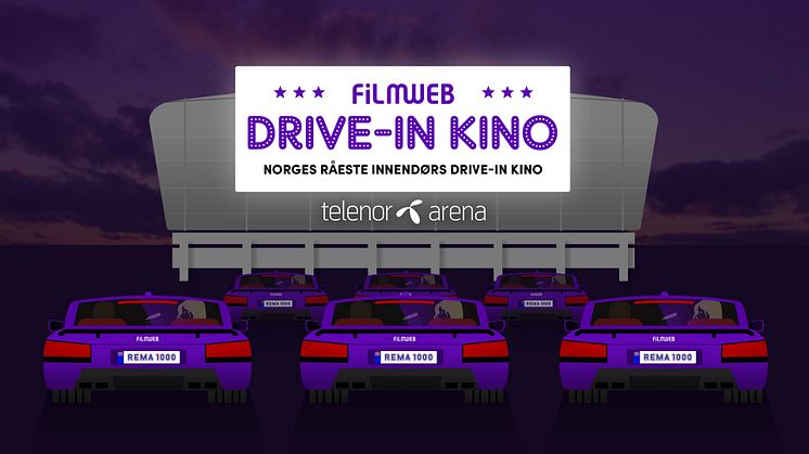 I påsken åpner landets nye drive-in kino i Telenor Arena.