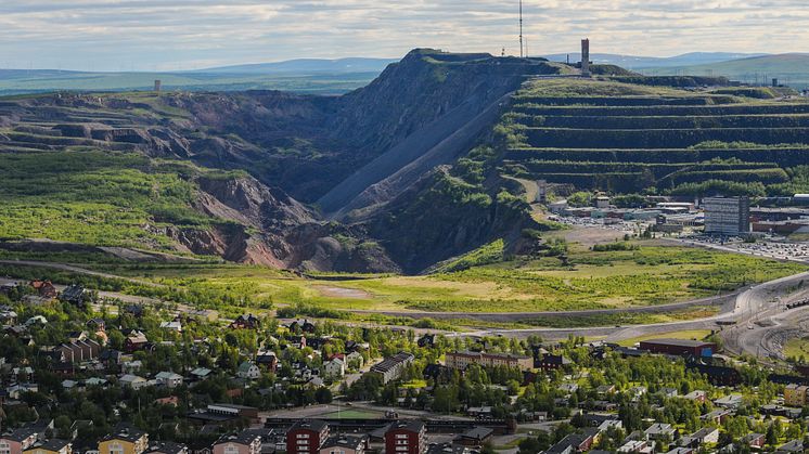 Gruvan i Kiruna. Foto: Dag Avango
